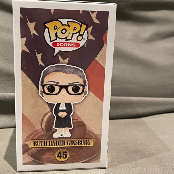 NIB Ruth Bader Ginsburg Pop! Vinyl Figure - Picture 4 of 6